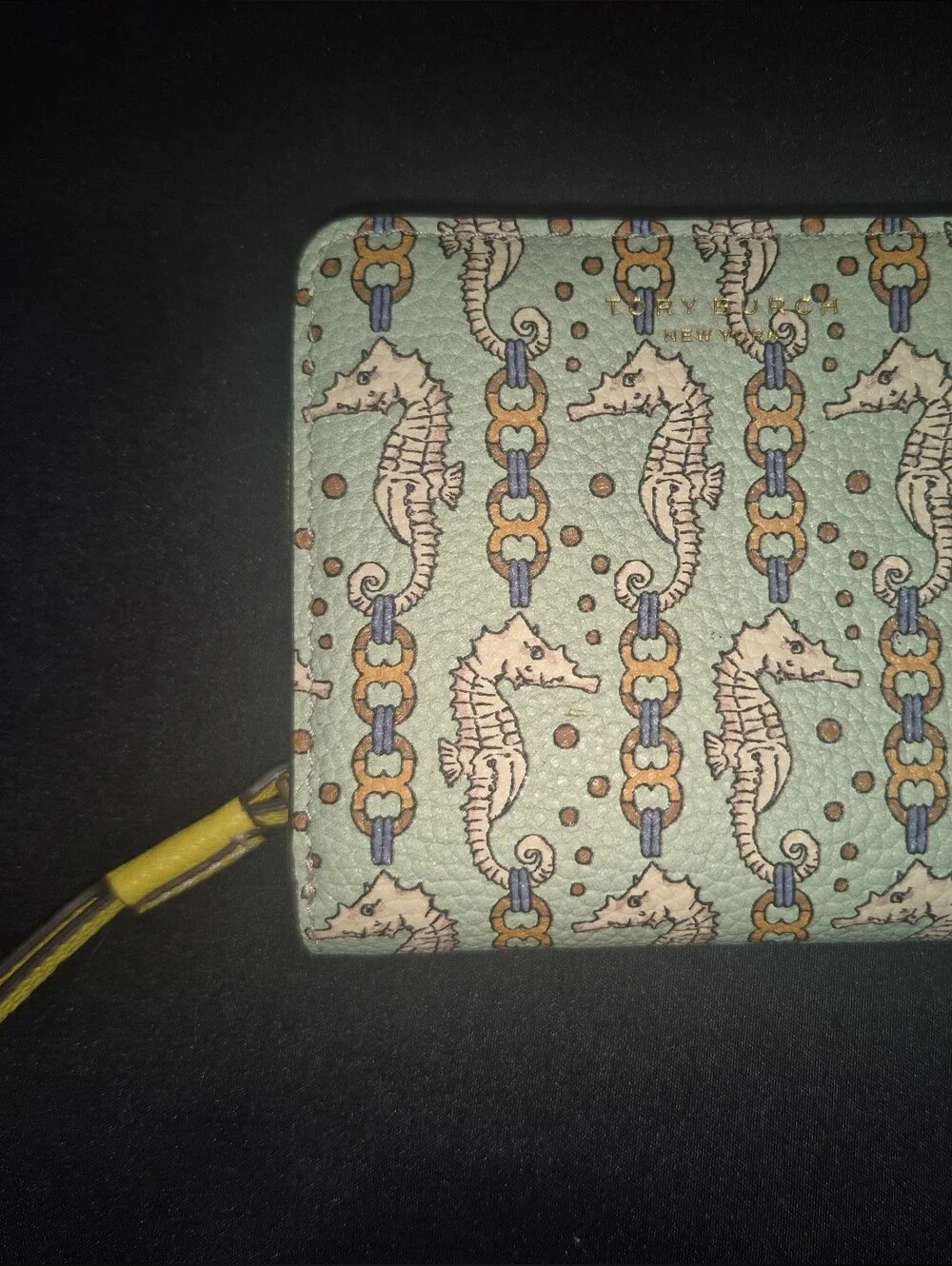 Tory Burch Seahorse Bi-Fold Wallet